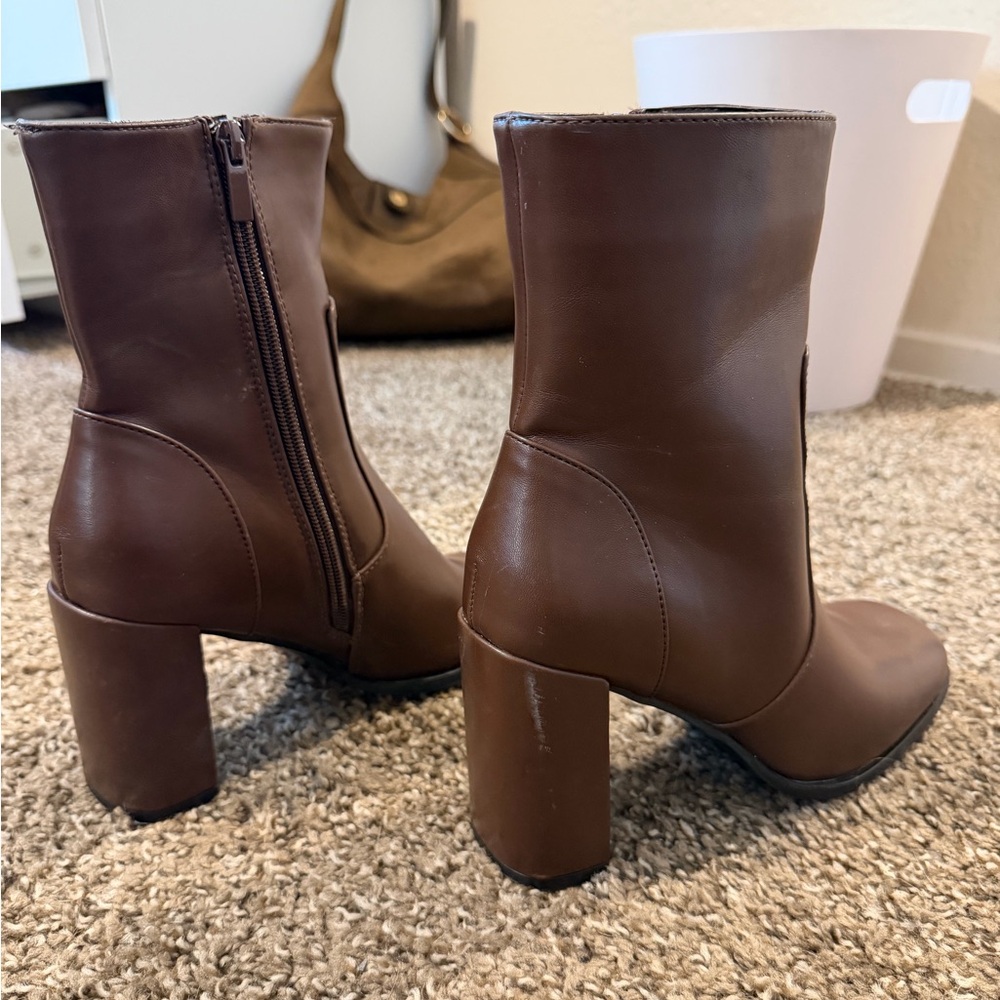 Brown Booties - Picture 2 of 6